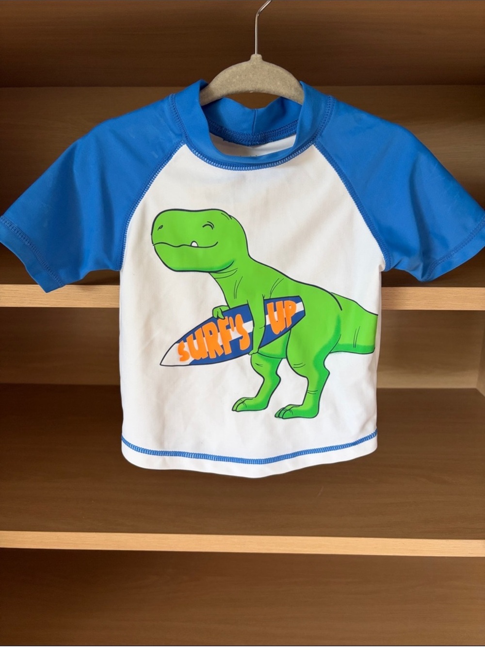 🦖 Carter’s 2-Pc Rash Guard & Swim Trunks Set | 12m - Picture 2 of 8